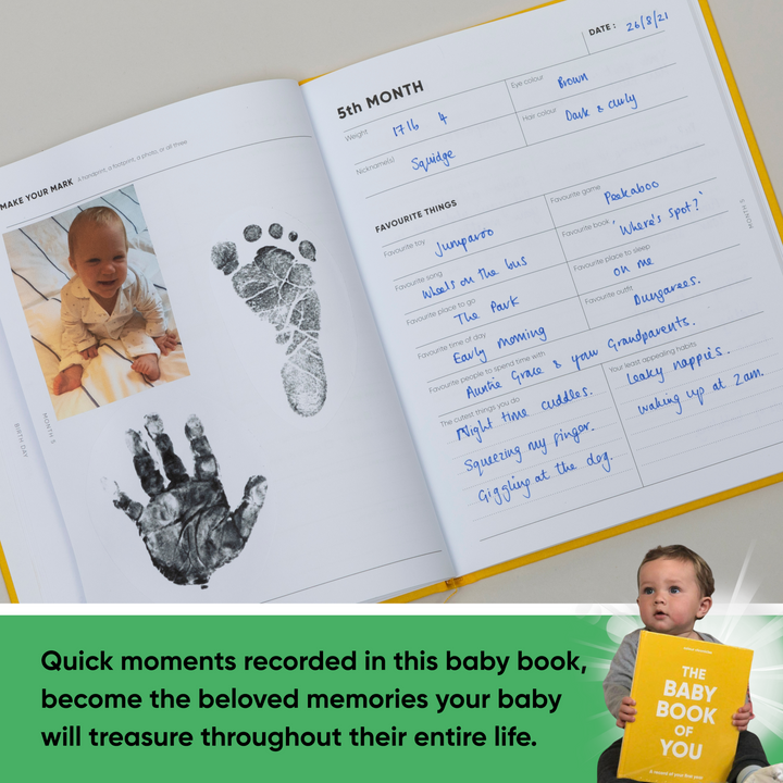 The Baby Book of You: record of your 1st year