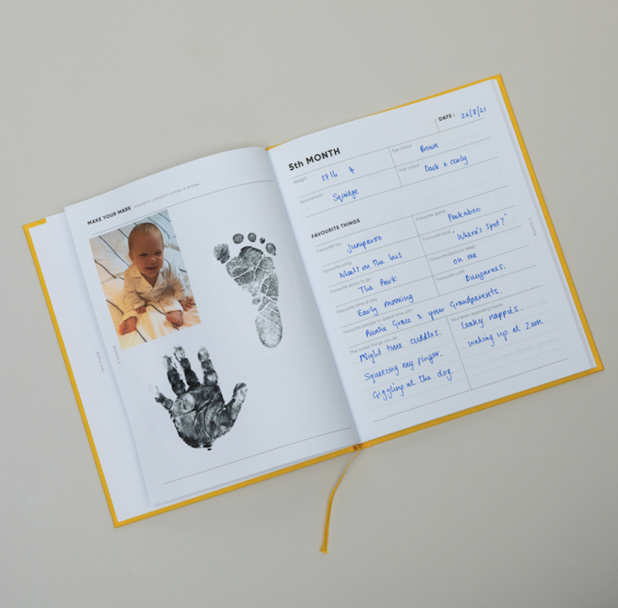 The Baby Book of You: record of your 1st year