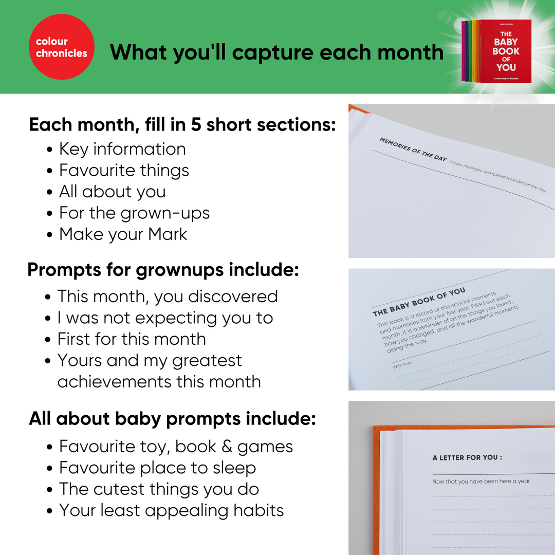 The Baby Book of You: record of your 1st year