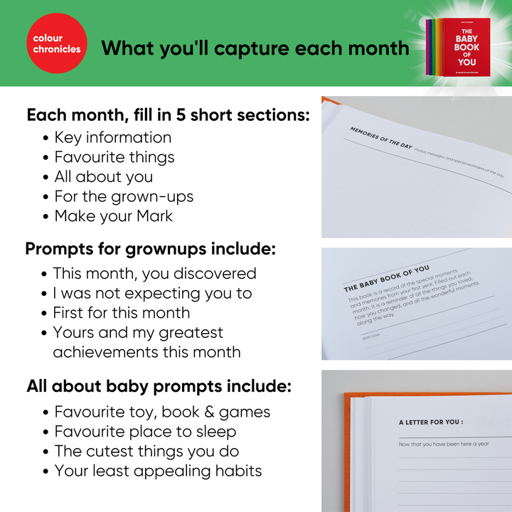 The Baby Book of You: record of your 1st year