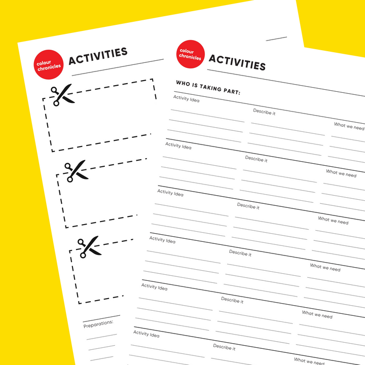 Activities Planner - FREE