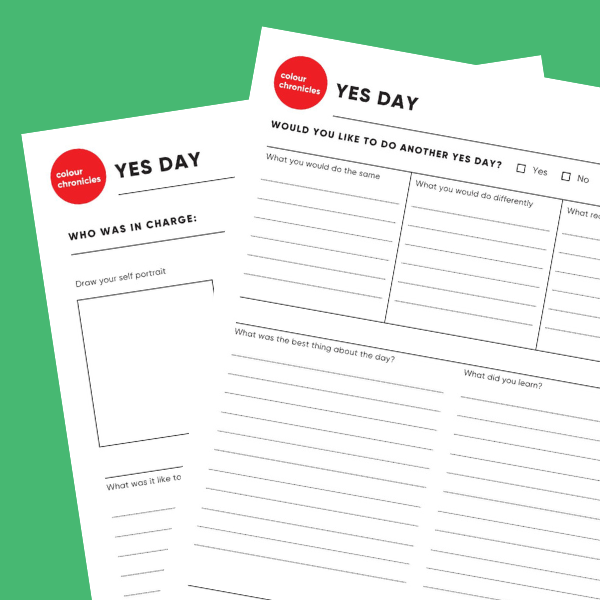 Yes Day Journal Pages