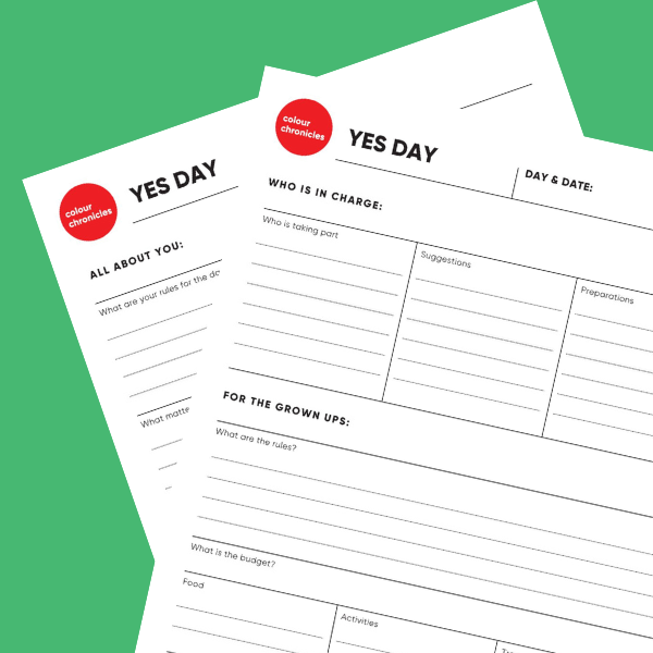 Yes Day Planner - FREE