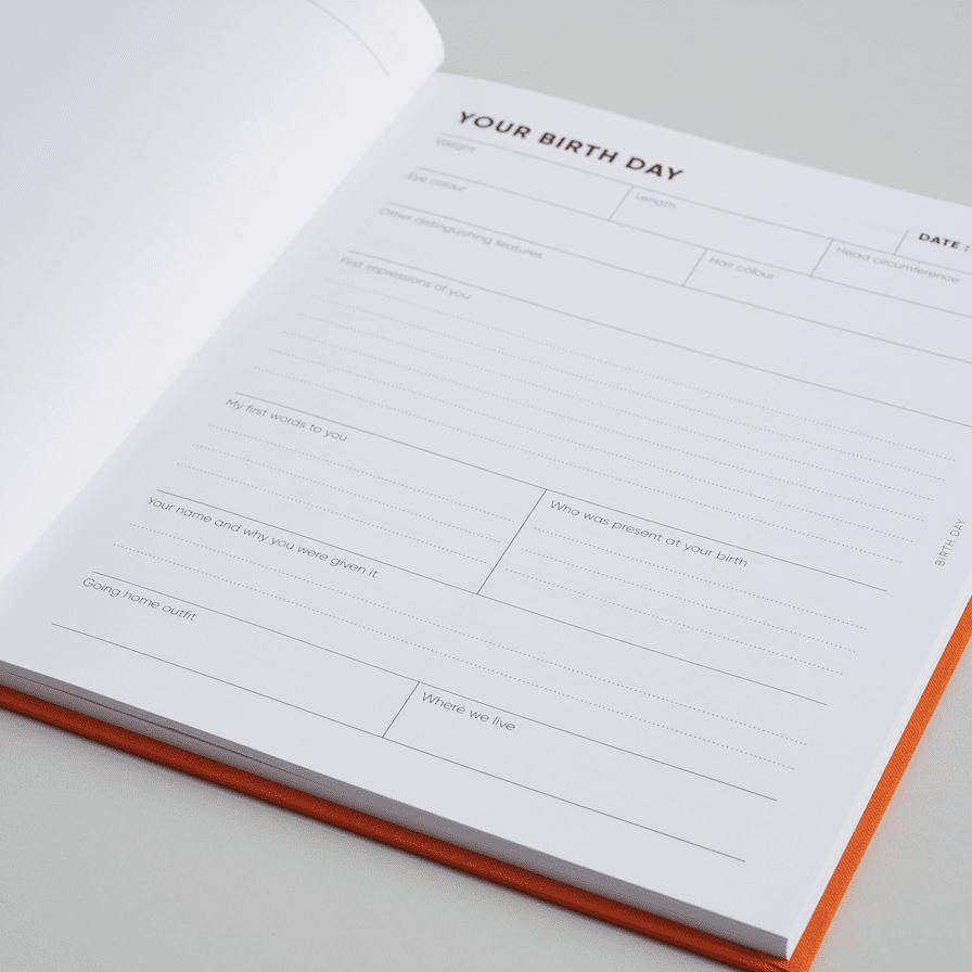 The Baby Book of You: record of your 1st year - Colour Chronicles